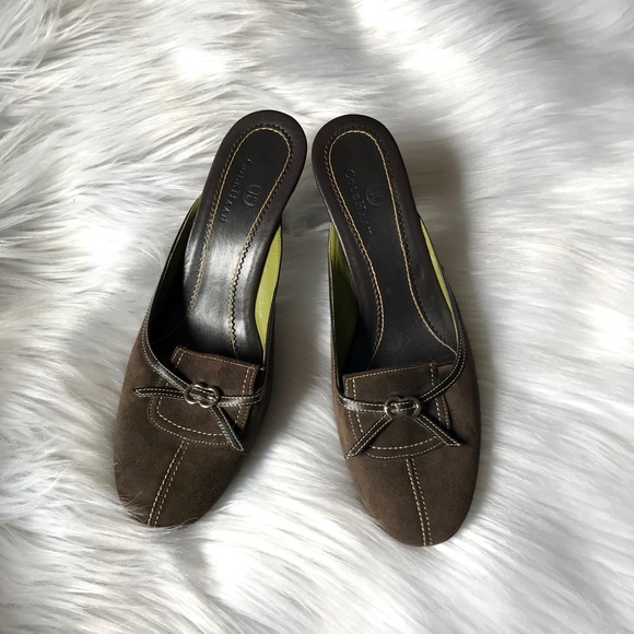 Suede Cole Haan Heeled Mules - Picture 1 of 6